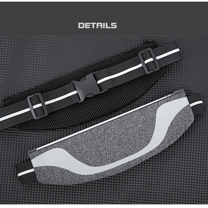 Fashion Sports Running Golf Belt Outdoor Travel Cycling Camping Fitness Ultra Thin Invisible Waterproof Key Anti Theft Waist Bag