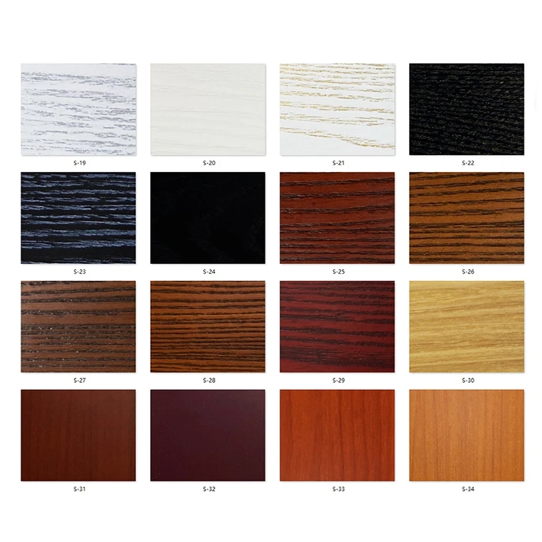 China UPVC Cross Categories Consolidation Wooden composite exterior door