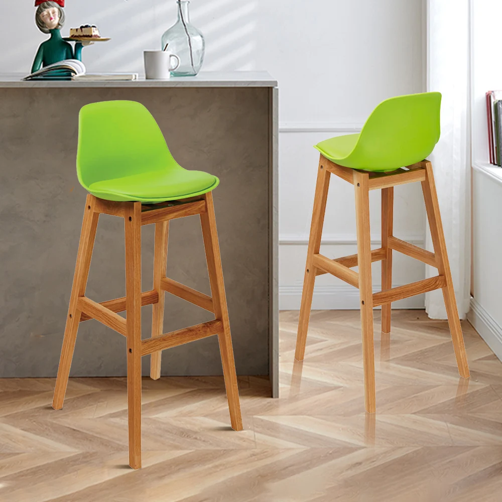 Высококачественный Регулируемый античный деревянный высокий стул барный современный для