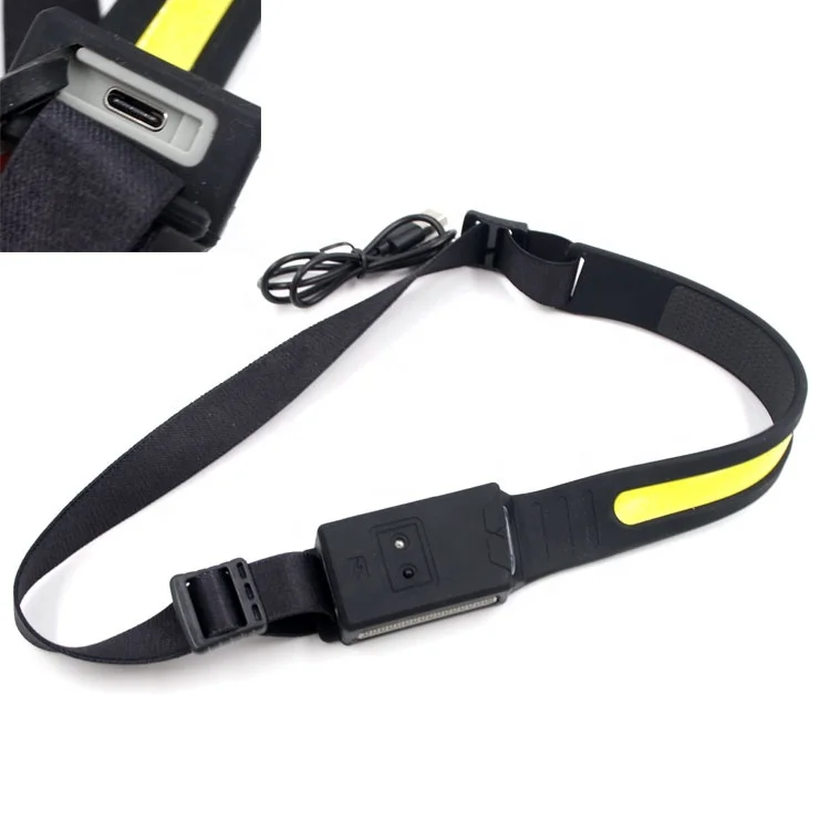 500 lumens High power 230 Wide Beam Motion Sensor LED Head Lamp Hiking head torch silicone outdoor camping running led headlamp