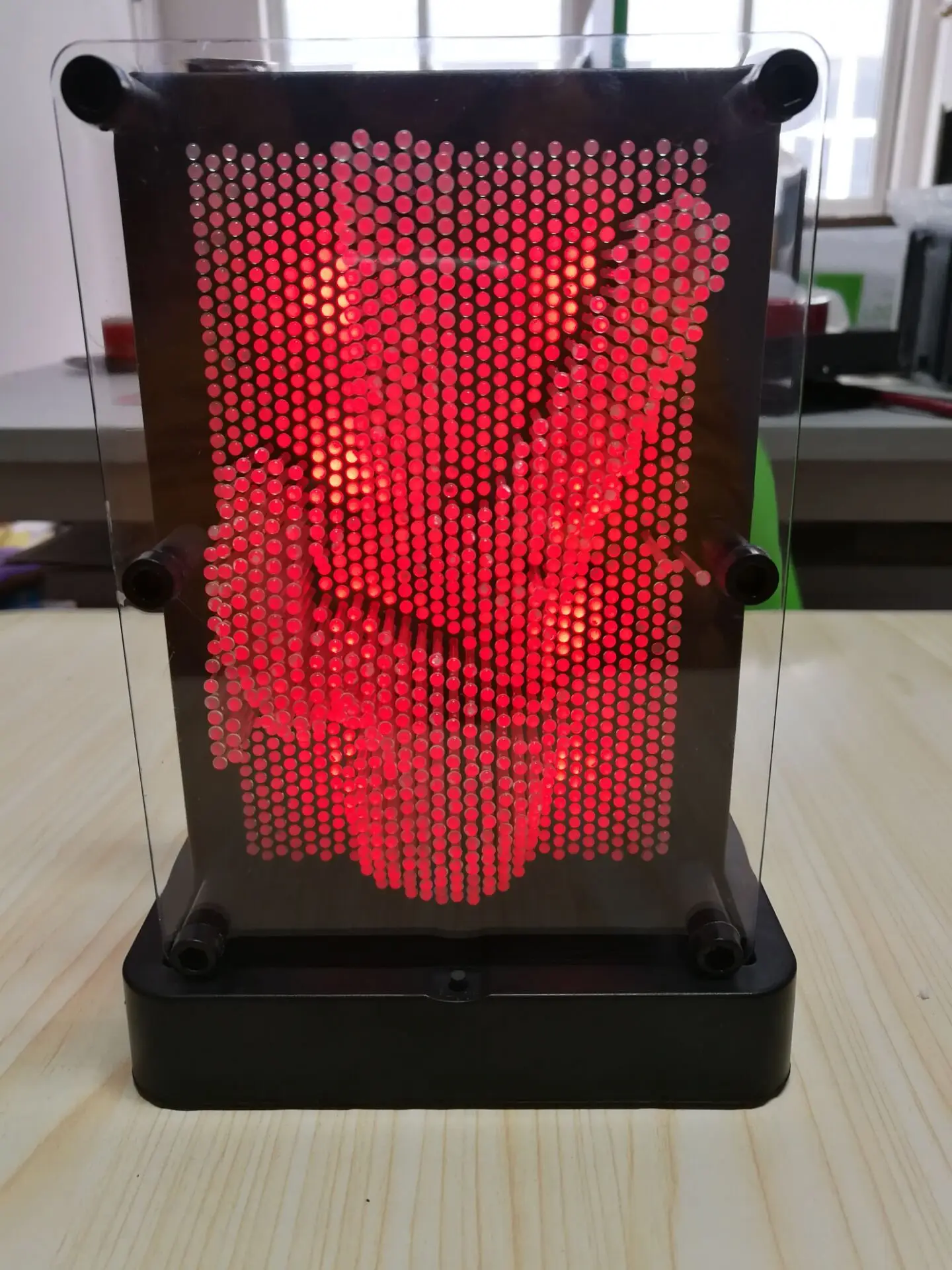 Custom fingerprint board game 3d pin art sculpture kids adults classic 3d pin art toy