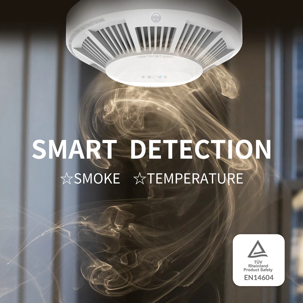 X-Sense Wireless Interconnected Combination Smoke Carbon Monoxide Detector 10-Year Battery Powered Fire alarm