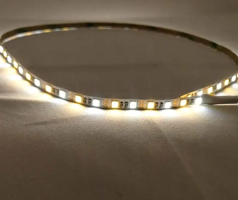 5V 2835 USB Dual Color Strip Light bicolor led touch dimmer warm white/pure white led strip two colors