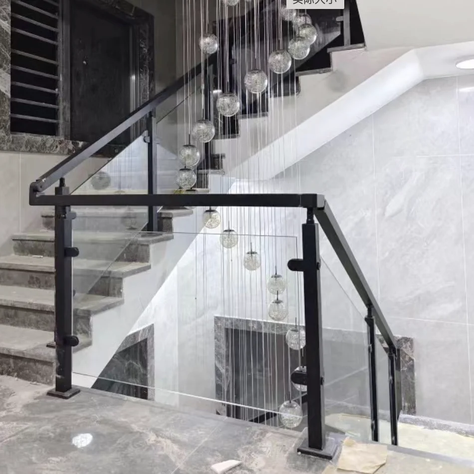 Stainless Steel 304 Handrail Top Rail Square Tube Balustrade Tube Joiner Custom Color Finish Handrail Tube Railing Accessories