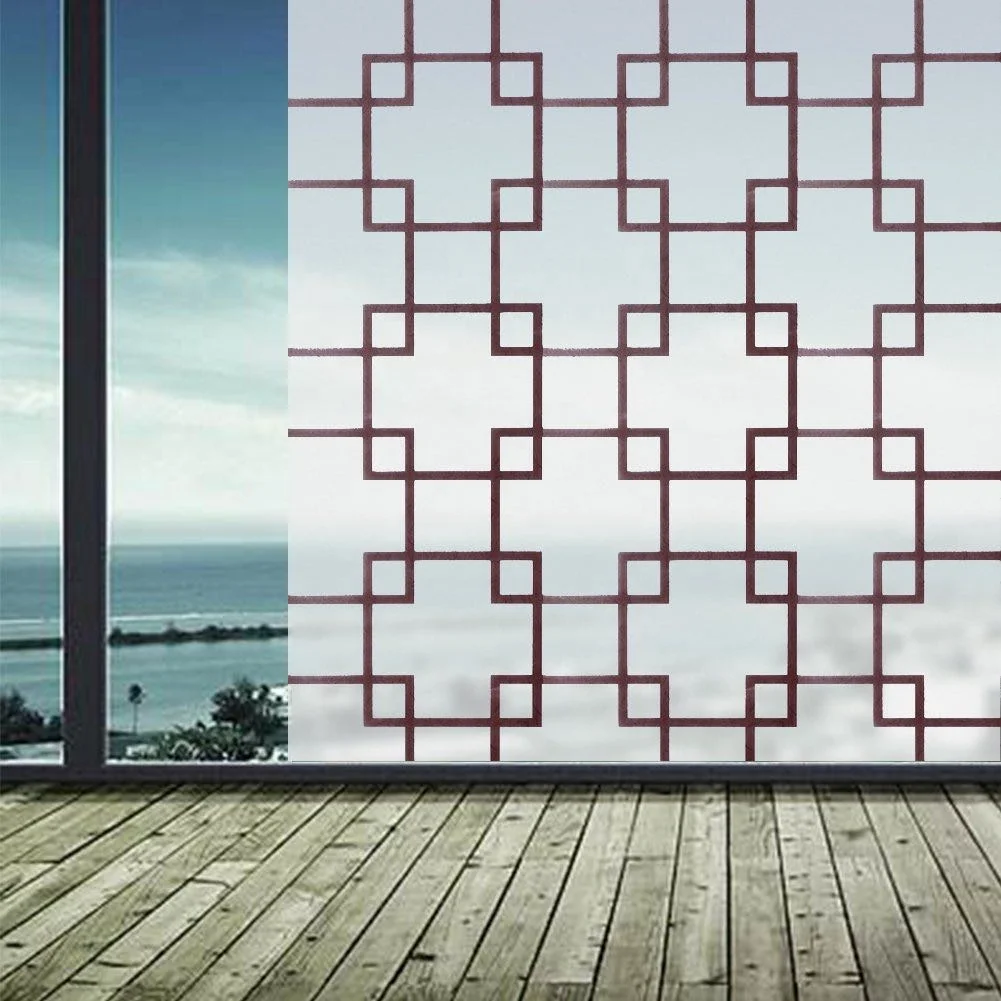 PVC Non Glue Film Windows Privacy Sticker Vinyl Decorative Heat Cutting Sun Shade UV Block Static Cling Film for Glass Door