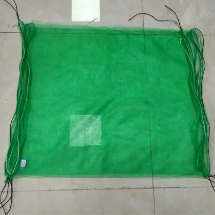 Custom Logo Printed Wholesale UV Mesh Firewood Bags With Drawstring