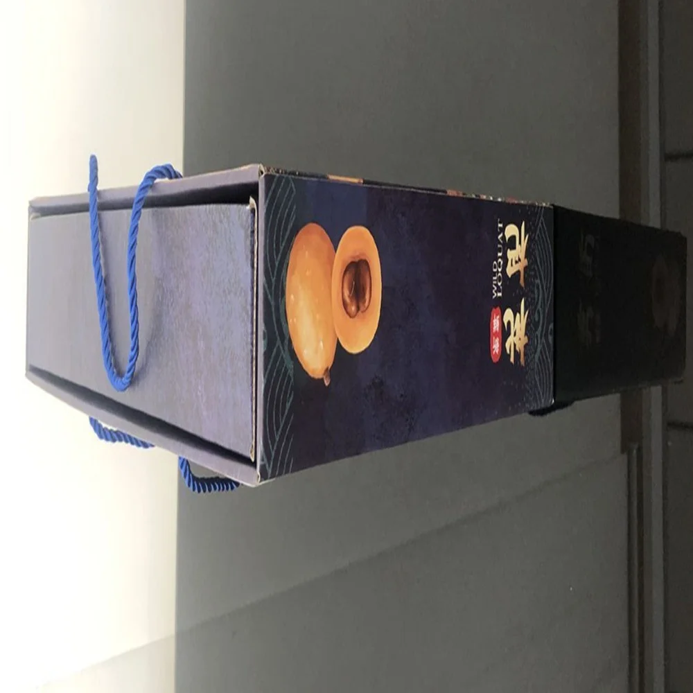 wholesale WILD  loquat box/ Durable Custom Corrugated Packaging Banana/Loquat Fruit Box For Shipping