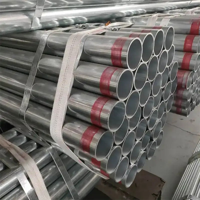 Customized Section Shape Hot DIP St37 St42 St35 PVC Black and Color Painting Galvanized Steel Pipe with Competitive Price