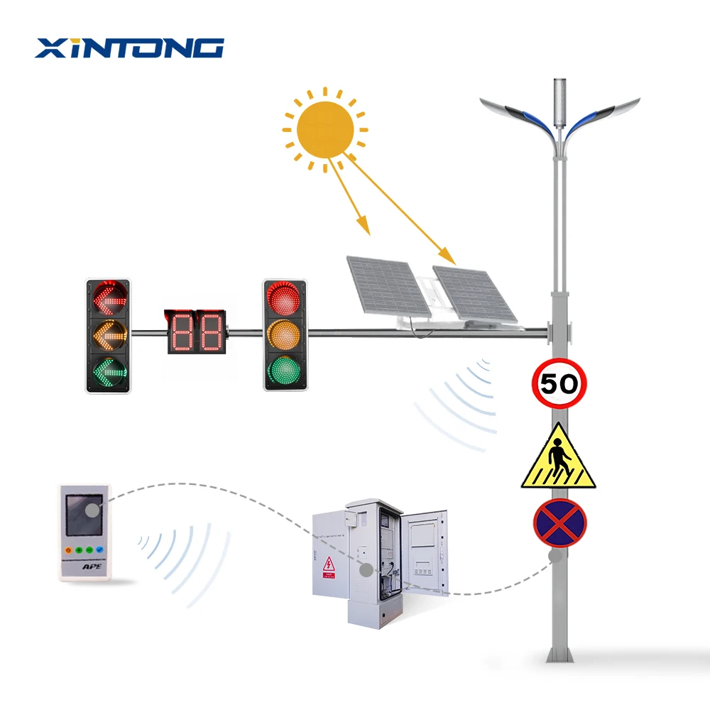 Xintong светофоры и дорожные знаки для детей светодиодный светофор
