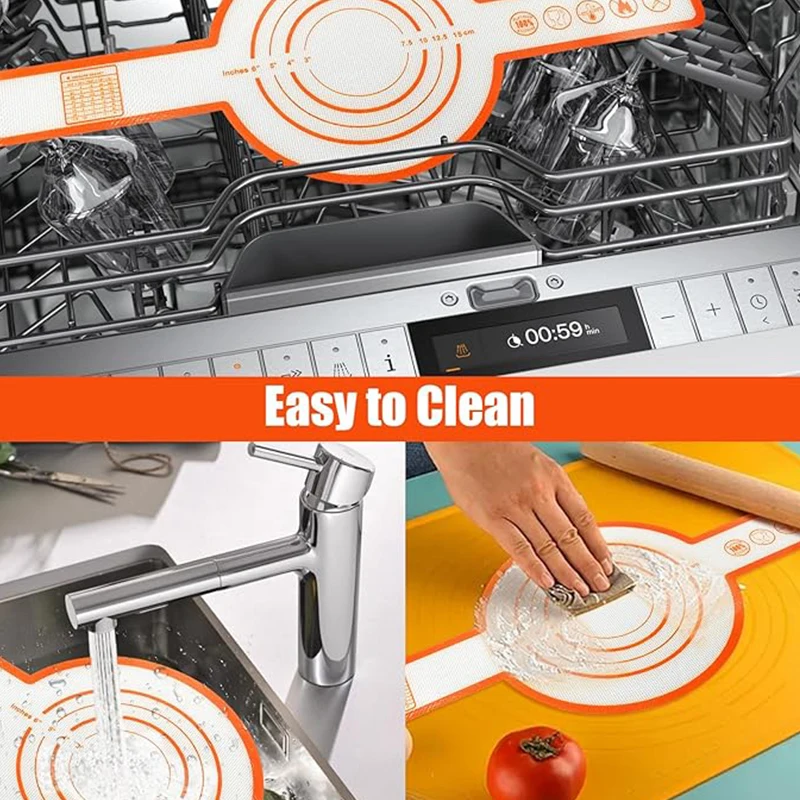 Baking Mat Bread Sling Reusable Non-stick High Temperature Resistance Silicone Long Handle Silicone Baking & Pastry Tools