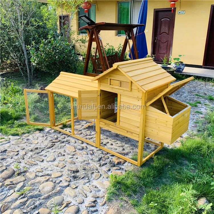 SDC001 Waterproof outdoor large wooden chicken coop chicken cages egg layer chicken coop for laying hens
