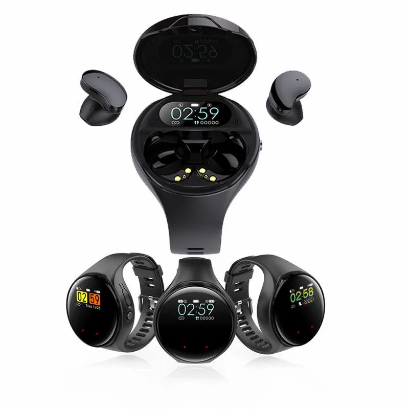 smart watch 2 in 1 wireless earphone