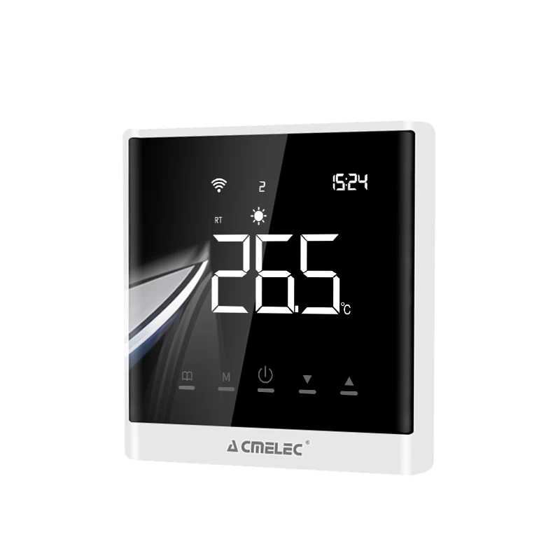 Factory price Popular SMART wireless WIFI room thermostat for floor heating thermostat with IOS/Android control