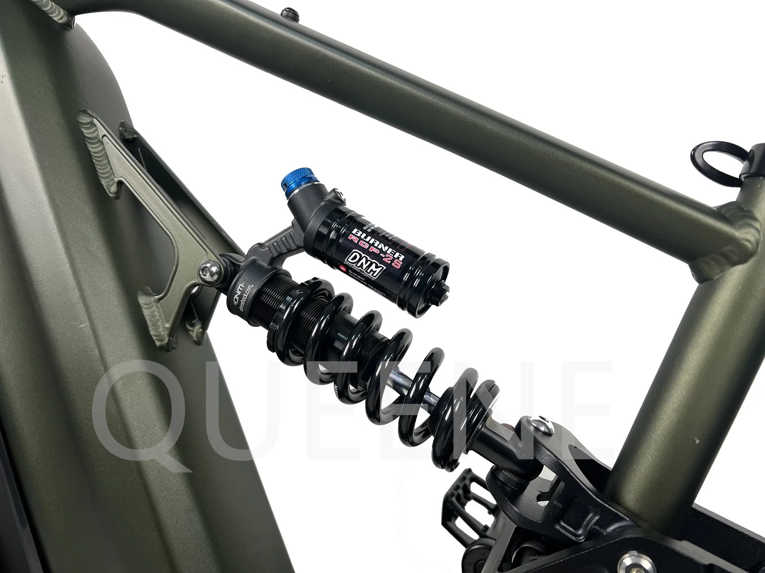 QUEENE Wholesale 750w Bafang Double Motor 26*4.0 Inch Fat Tire Spoke Rim Adult Mountain Electric E Bike Full Suspension