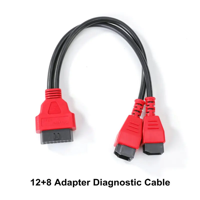 Car OBD 2  16 Pin To FCA 12-8 Bypass 12 8 Diagnostic Connector Interface Cable for Fiat Autel DS808 Ma Chrysler Jeep