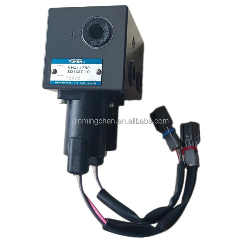 Original Excavator Solenoid Valve KHJ14780 For SH130-5 SH210-5 SH350-5 SH470-5 LBX210X2 LBX350X2