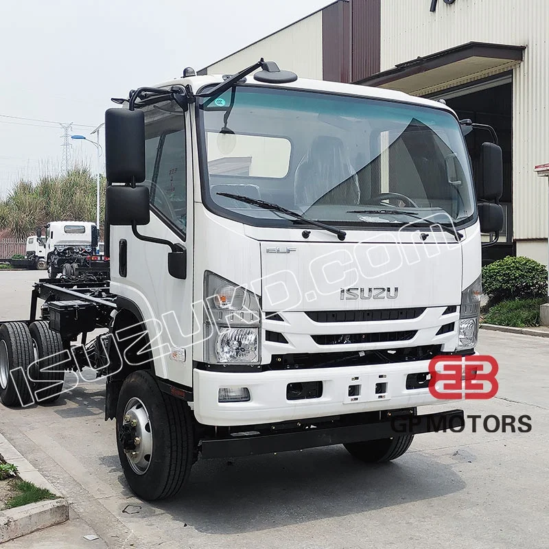 4x4 левый привод ISUZU NPR elf cab грузовик шасси для продажи