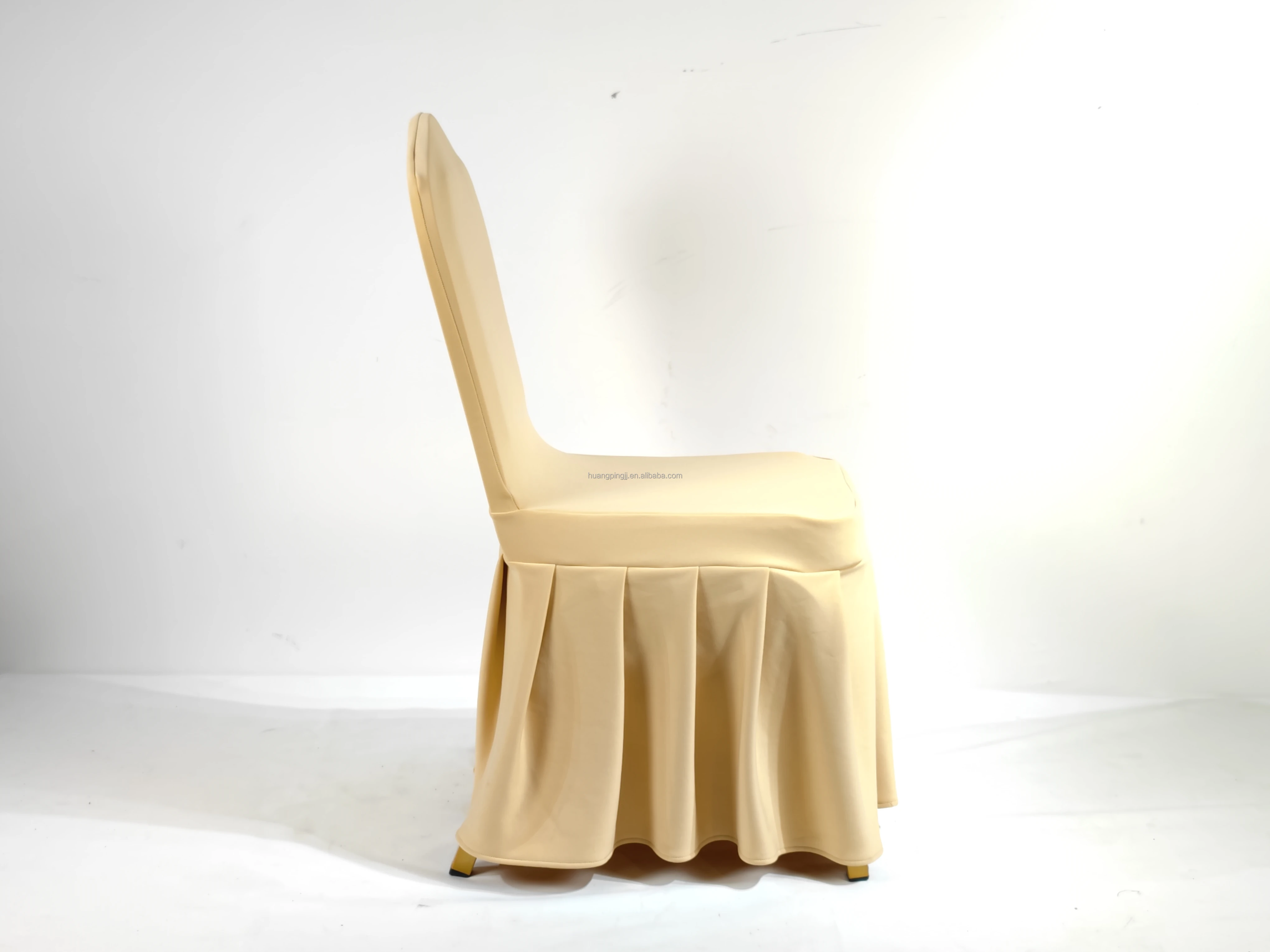 Folding wedding decoration spandex chair cover for event