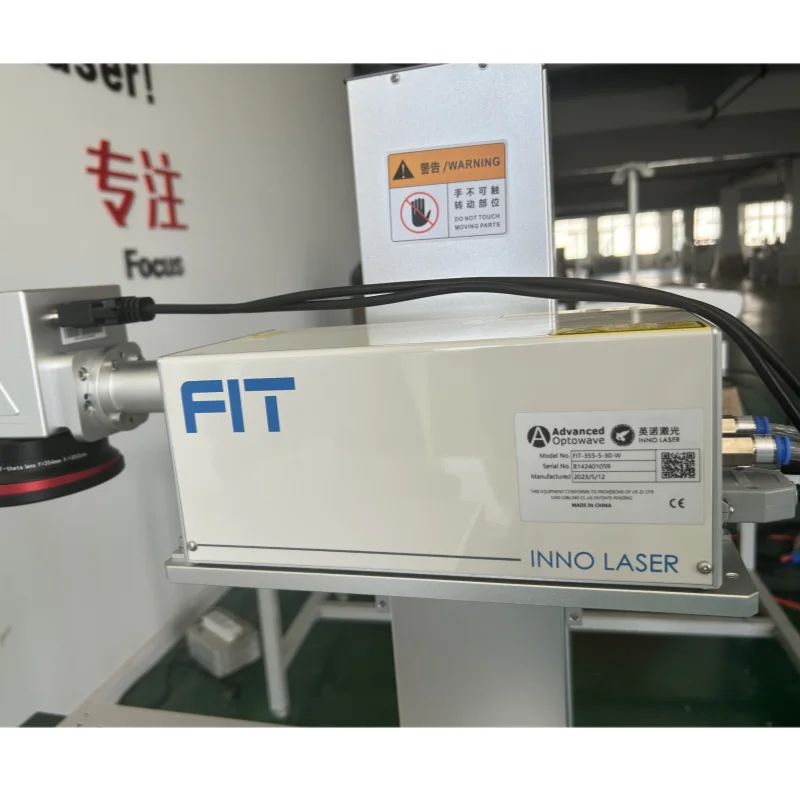 Perfume Bottles Glass Pet Tags JPT INNO laser cource 3W 5W UV Laser Marking Machine Engraving Machine