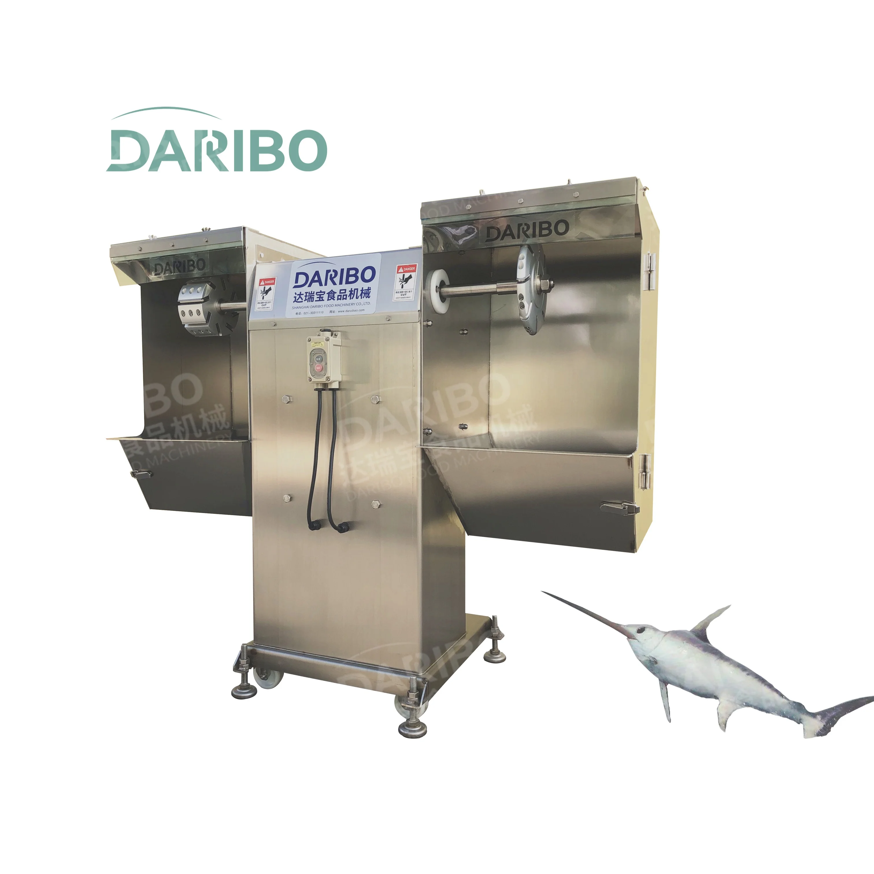 2022 DARIBO YM450 Frozen Tuna Black Sailfish Red Meat Swordfish Cleaning And Deboning Machine Restaurants Purchasing for Sale