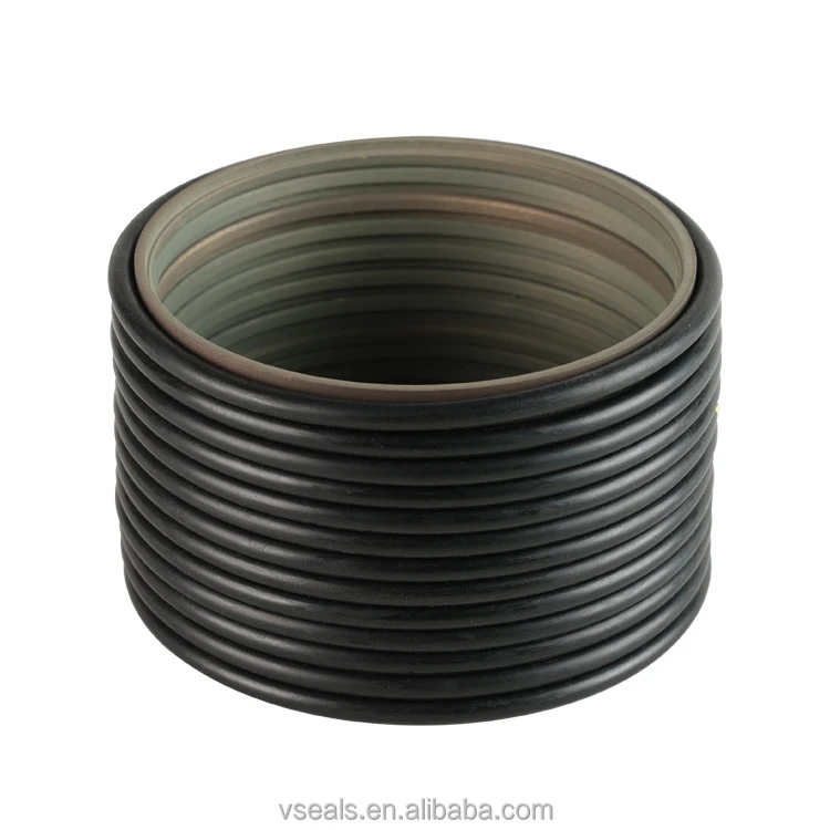 TF is used for rotary movement of the flood plug ring, which is composed of an inverted F-shaped sealing shell and a V-shaped sp