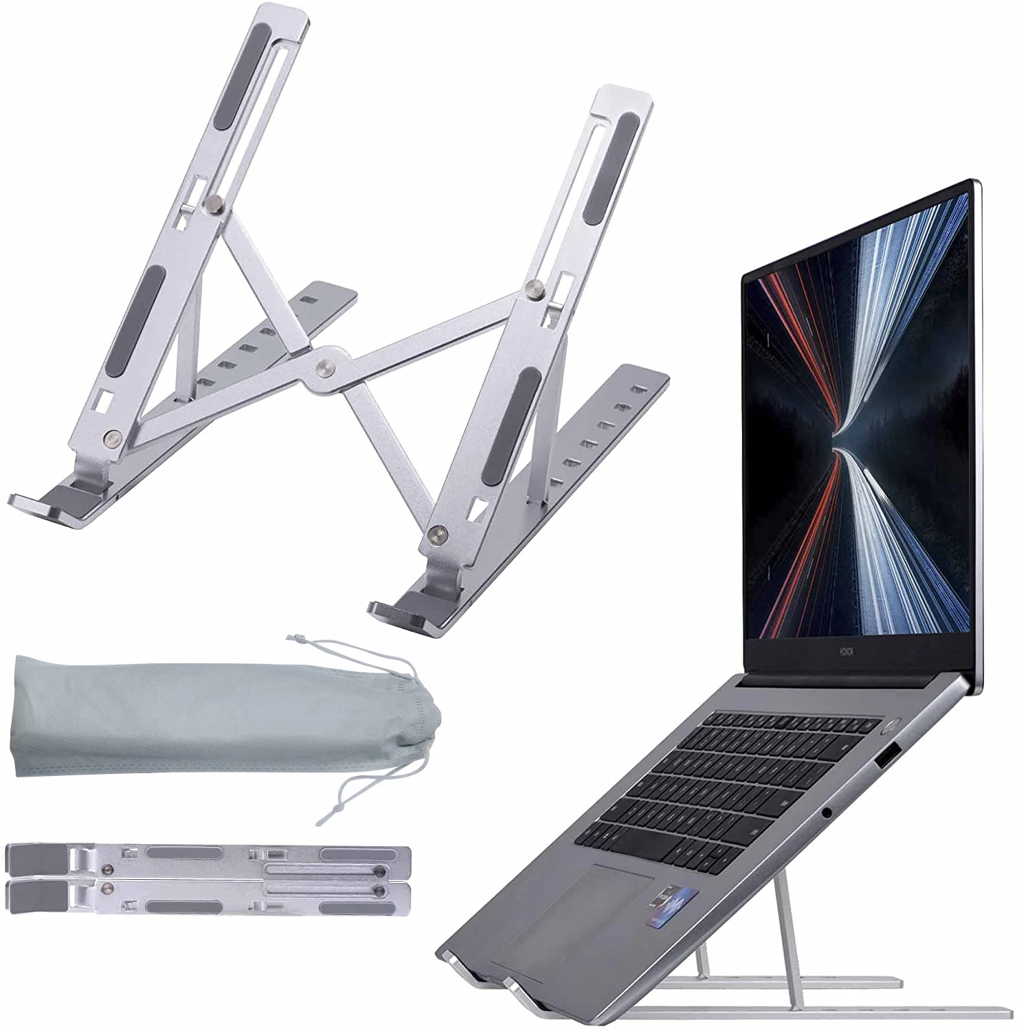 Notebook Holder Laptop Bracket Double Layer Stand For PC IPAD Cooling Dock Tablet Laptop Stand