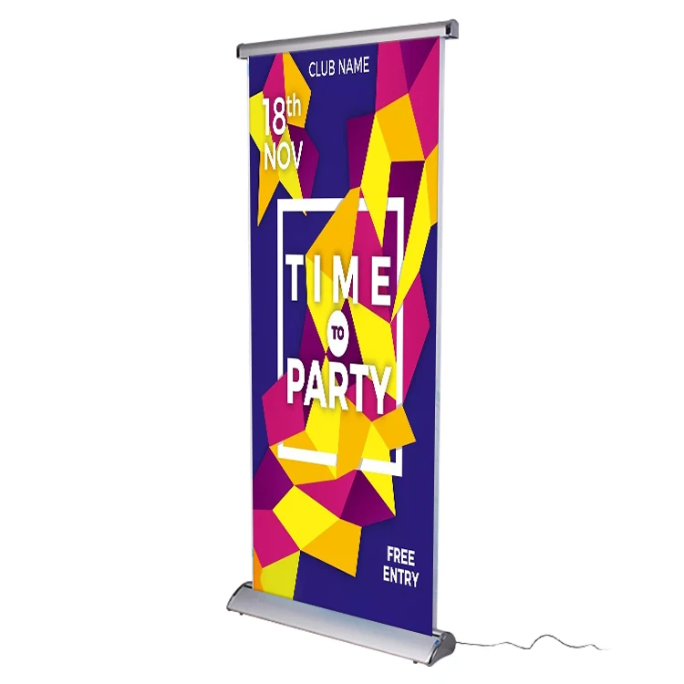 Trade Show Portable Roll Up Display Kakemono Roller Banner Custom Poster Print Outdoor Exhibition Roll Up Banner Stand