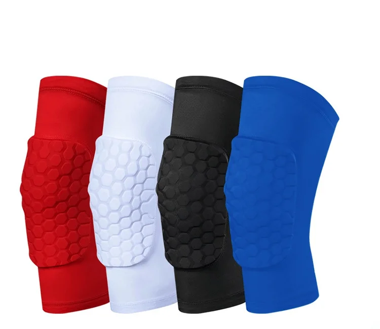 Compression Wear Elasticity Anti Collision Honeycomb Basketball Training Sports Kneepad