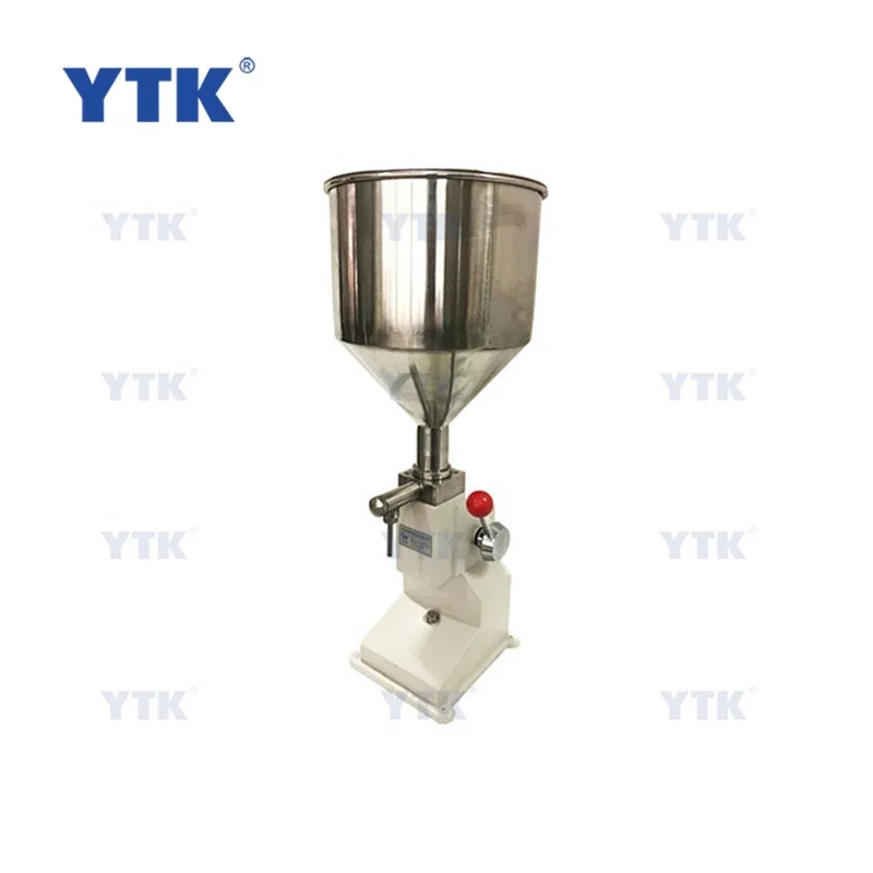 YTK-A03 Low Price Hand Operated Filling Machine Manual Cosmetic Paste Sausage Cream Liquid Bottling Tube Filling Machine