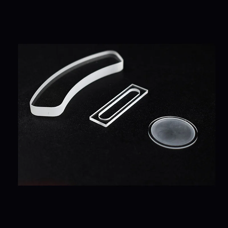 
Large quartz window with hole quartz glass window 