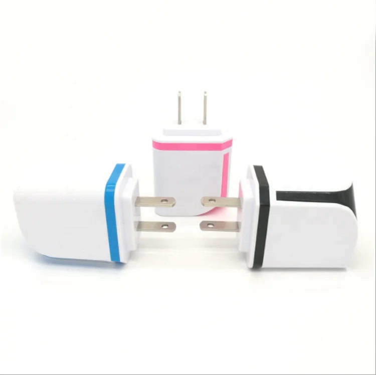 
Mobile Phone Charger 5V 2A AC Dual Usb Travel Charger Power Adaptor 