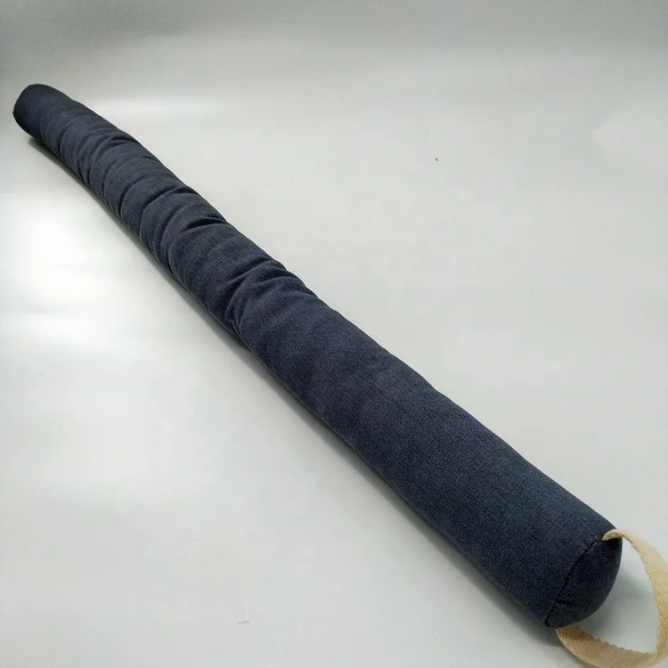 Good price customized fabric draught excluder under door draft stopper with hanging