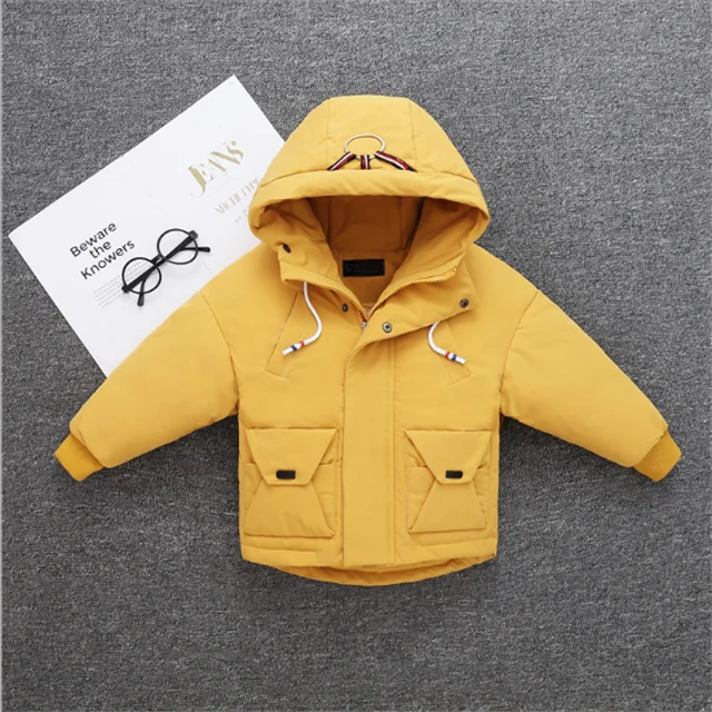 Новинка, детская одежда Leesourcing, однотонный тонкий пуховик для мальчиков и девочек, теплая осенне-зимняя стильная куртка