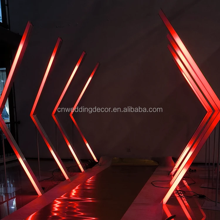 Amazing Wedding Entrance Arch Backdrop Tunnel Wedding Led Gate Decoration For Walkway Decor Event Sell