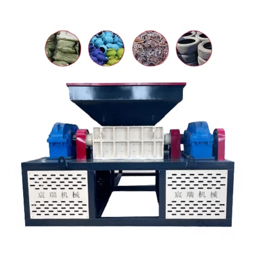 CR High Quality Metal Tire Wood Chipper Paper Plastic Shredders Scrap Metal Crusher Machine