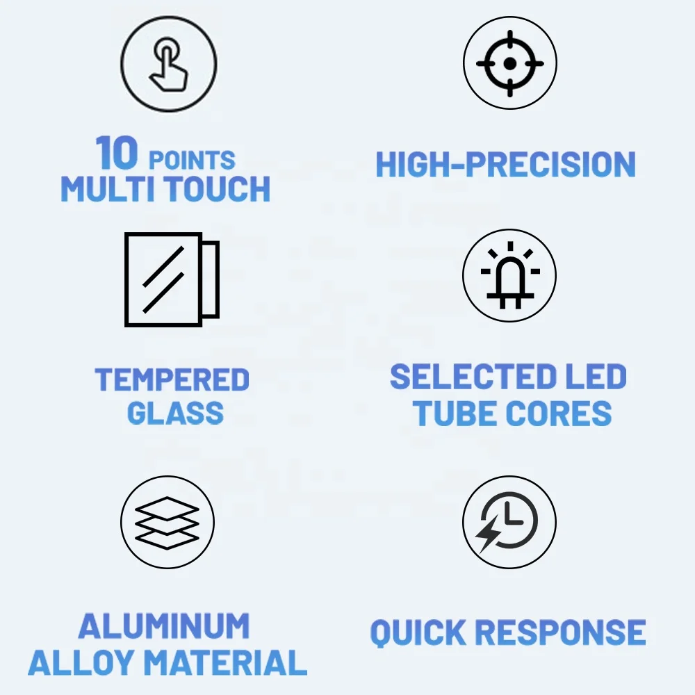10 touch points 15 inch multi touch screen overlay kit