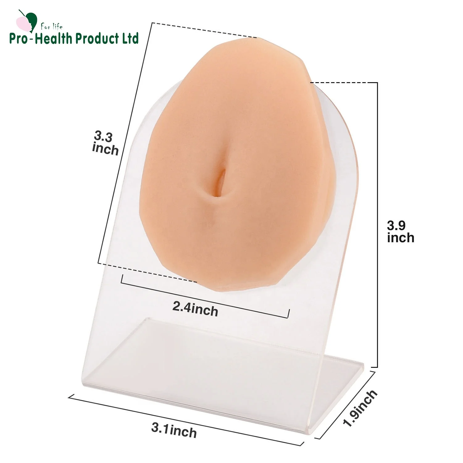 Silicone Piercing Display Navel Model for Body Parts Piercing Practice