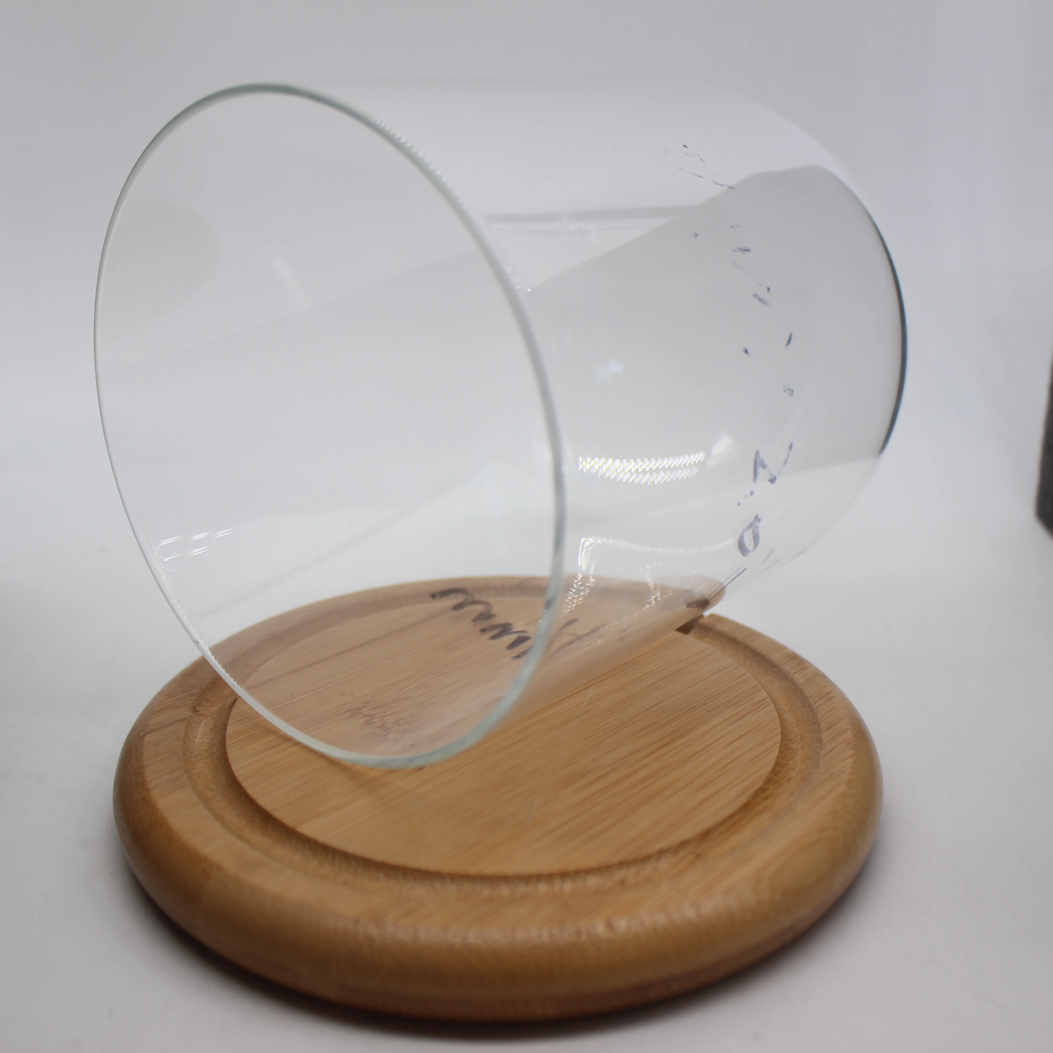 
Hot Selling Mini Rose Eternal Flower Glass Cover Decorative Glass Crafts Custom 