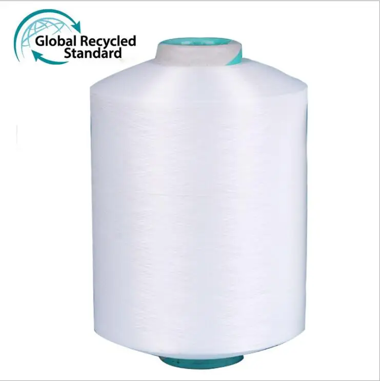 GRS RW 100D Nylon DTY Recycled Yarn 6 Filament Nylon for Knitting and Weaving Raw Pattern