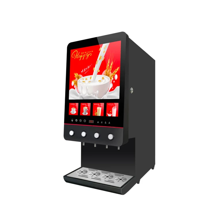 Commercial Single Hot Instant Coffee Machine with Four Flavors New and Used Condition for Coffee Shops and Offices