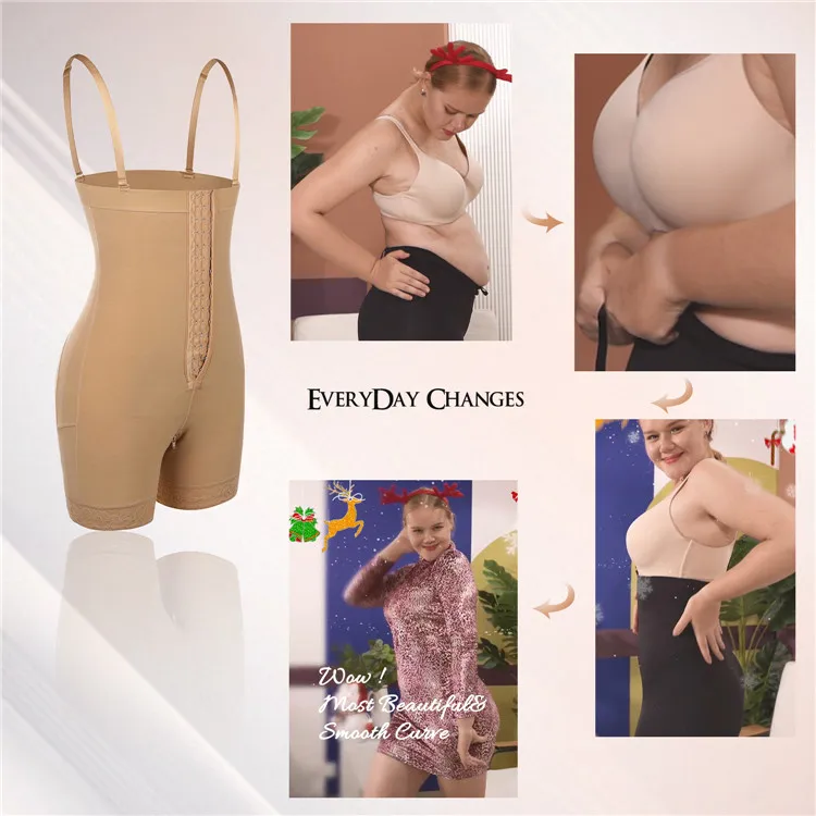 
Invisible Nude Compression High Waist Tummy Control Body Shaper Hip Enhancer Shapewear For Women 