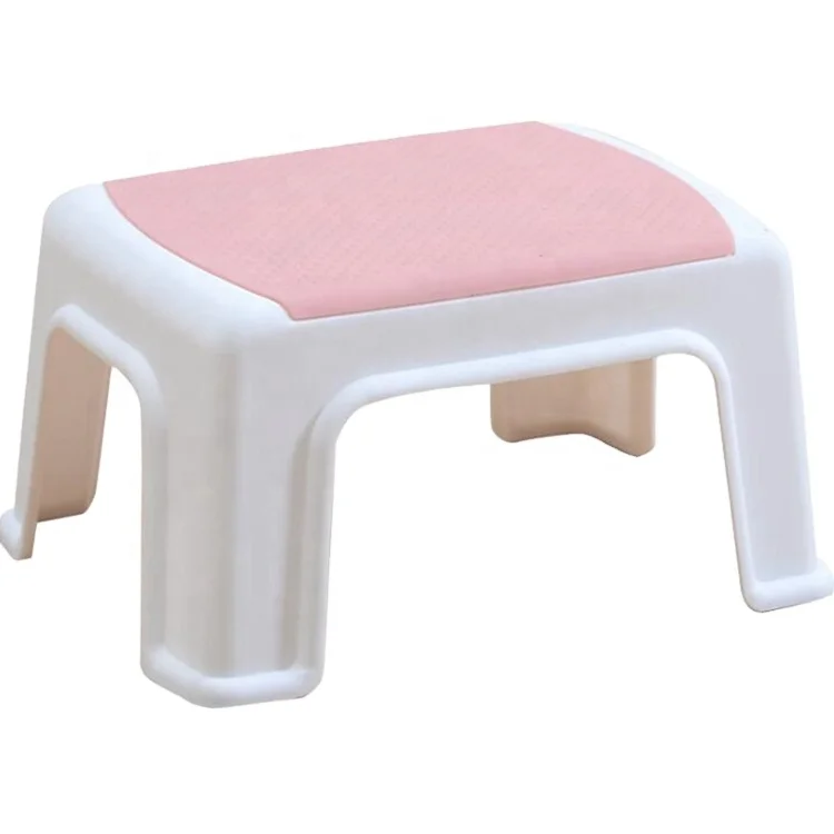 Super Thicken Kindergarten School Home Shoes Changing Stool Kick Children Game Step Stool Cheap Plastic Living Room Furniture 3+