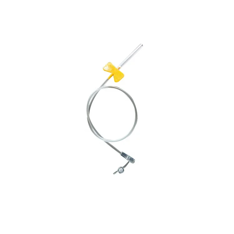 
Scalp Vein Set 21g 22g 23g 24g 27g Butterfly Needle with Luer Lock Connector 