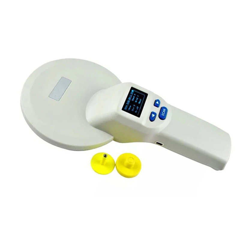 134.2Khz Animal ID Tag Microchip Reader LF Ear Tag Scanner for Farm Livestock Management