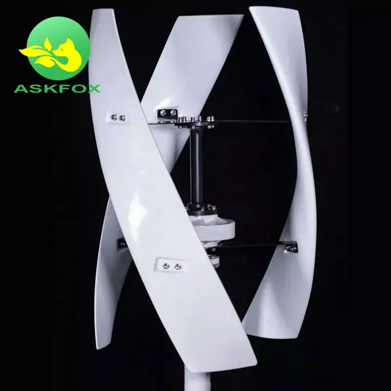 100w to 10KW 12V 24V Vertical Wind Turbine For Wind Solar Hybrid with Storage Alternative Energy Generator Power System Kits