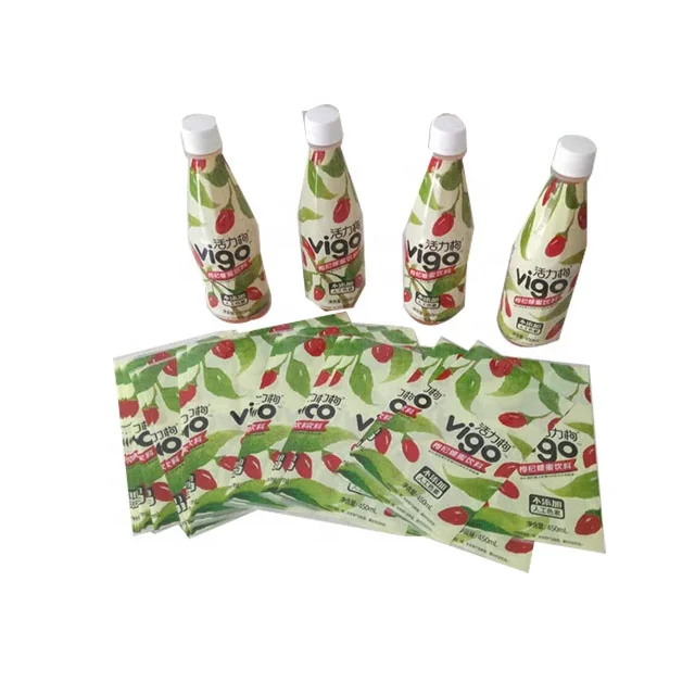 PVC Heat-Shrinkable Sleeve, Plastic Label For Carbonated Beverage