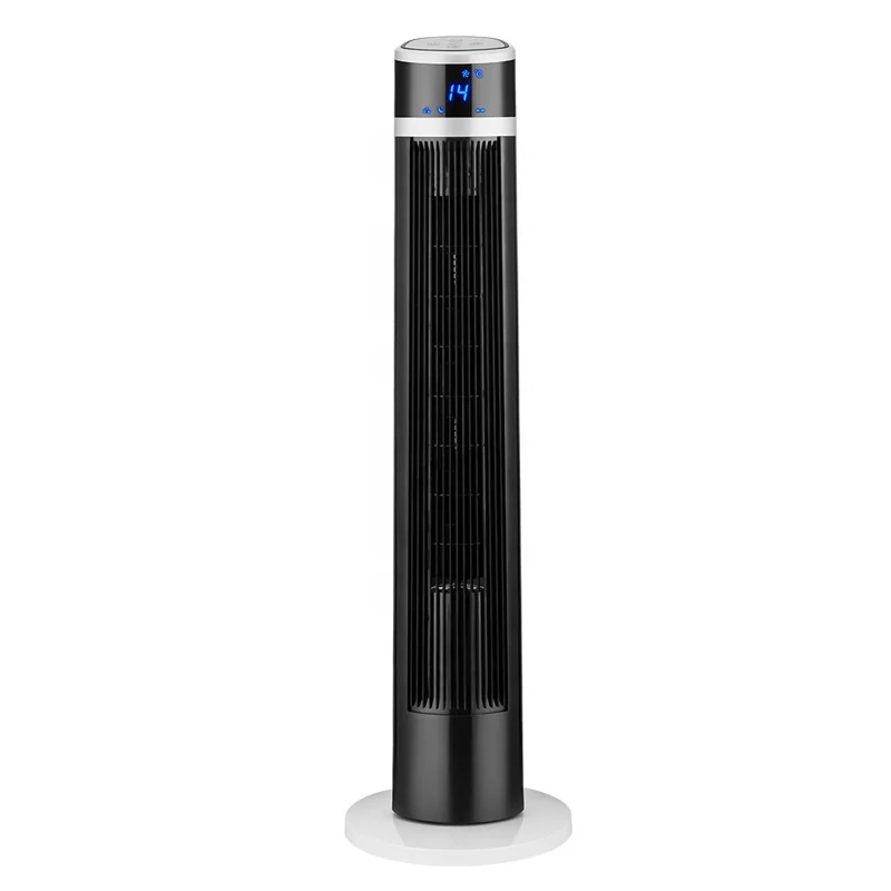 Household 45W leafless ventilateu air cooler circulation tower pedestal fans with Remote Control