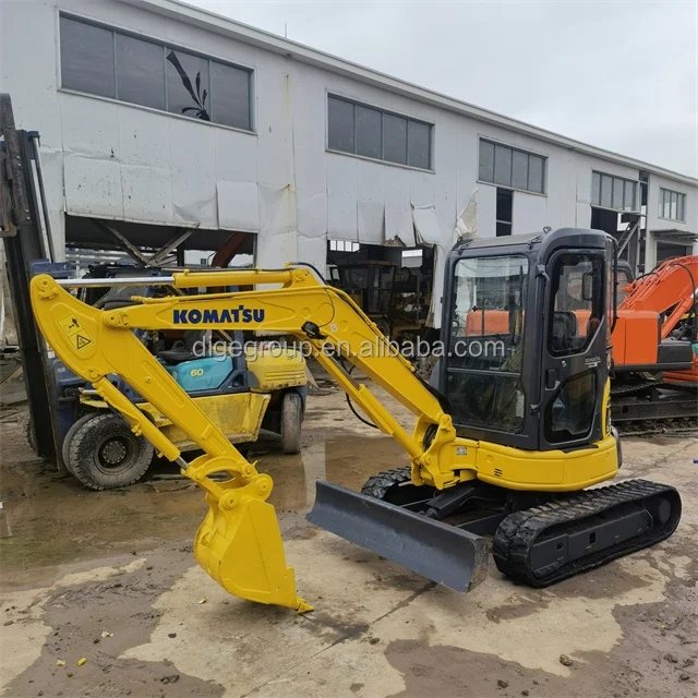 Professional low price sale of used machines Komatsu PC35 hydraulic crawler excavator