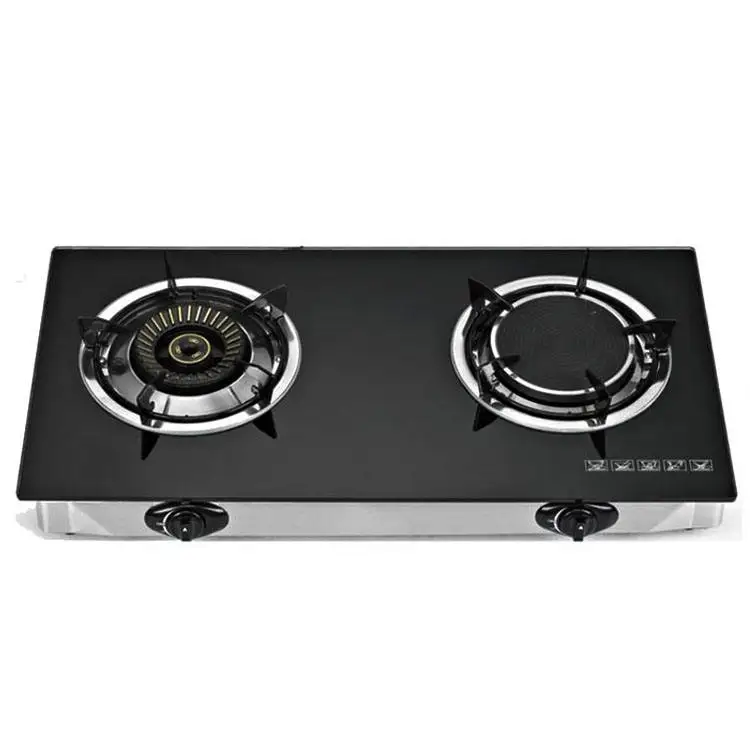 Customized High Power 2 Burner Infrared Gas Stove Dual-Cooker Cooktop Gas Hob