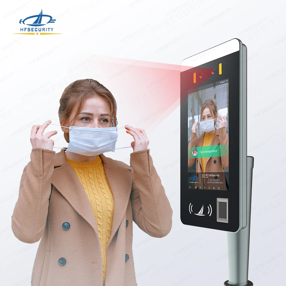 Free Cloud API Biometric FR07  7inch Face Fingerprint Card Free Time Attendance Access Control Terminal for School